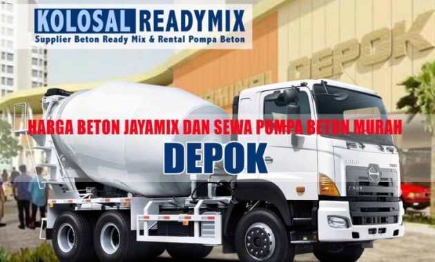 harga beton jayamix depok