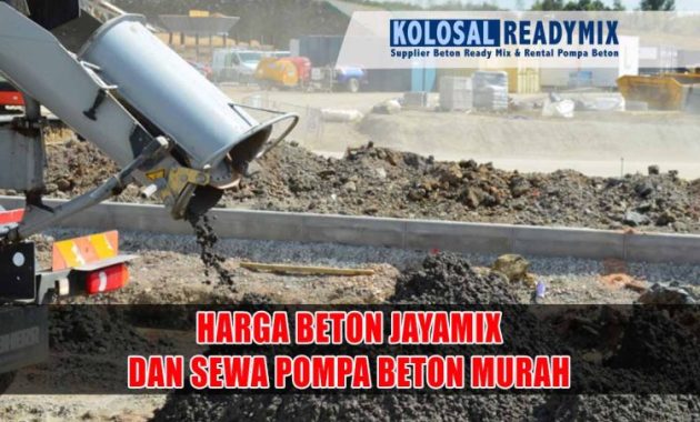 harga beton jayamix murah